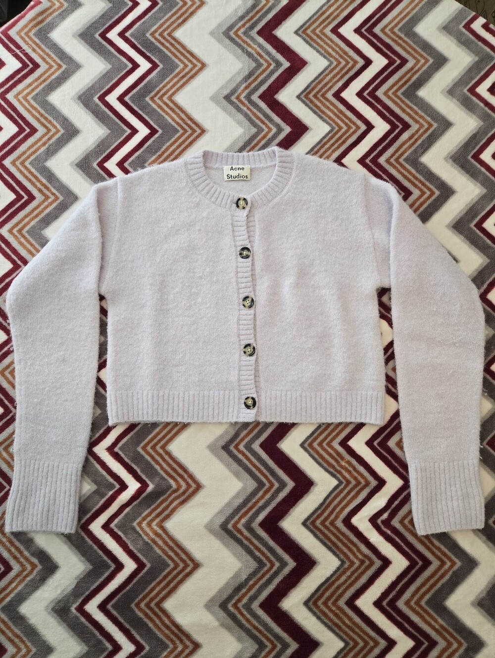 Acne Studios Cropped Knit Cardigan Size S